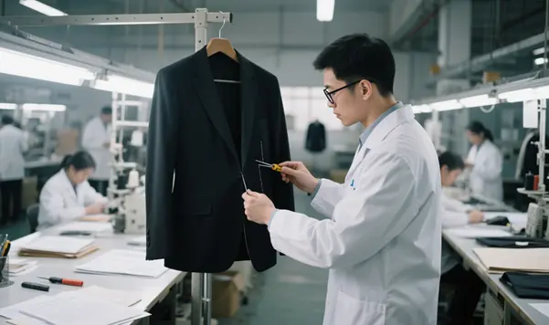 Quality inspection of suits