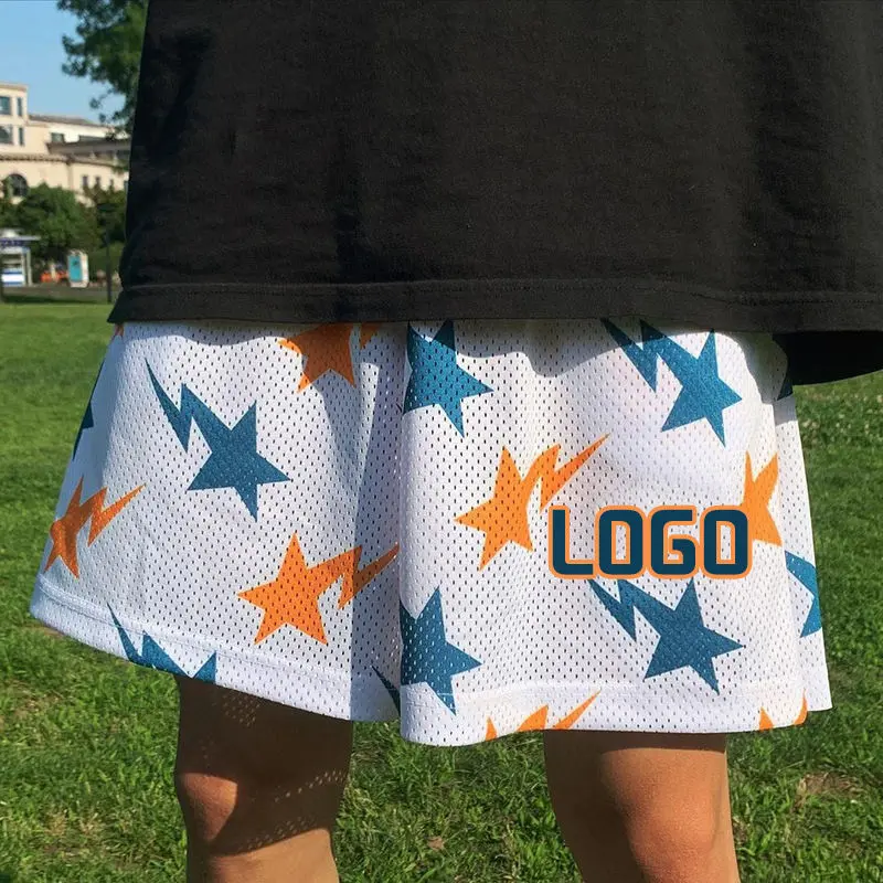 Mesh printed shorts (2)