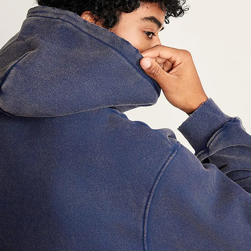 Custom Wholesale Men's Oversize Sweatshirt Vintage Pullover Hoodies Manufacturer