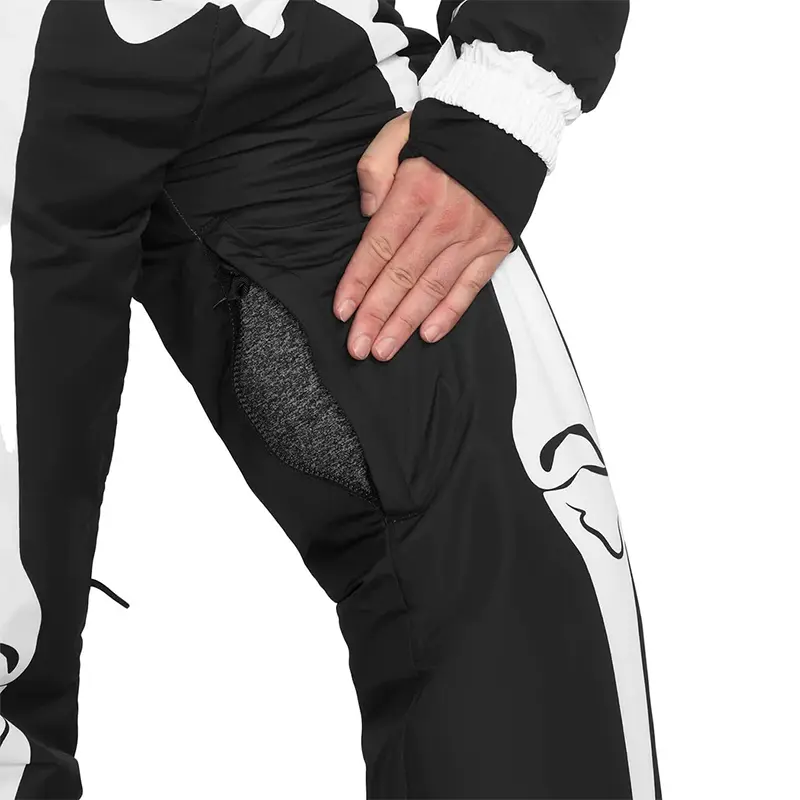 Custom Wholesale Men's Skeleton Ski Suit Black White One Piece Ski Suits Supplier (4)vjp