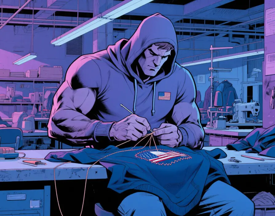 Sweatshirts made in the United States