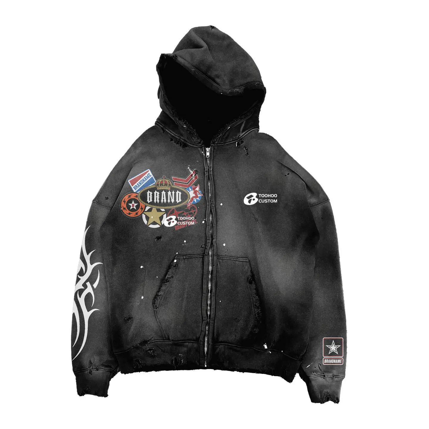 Custom Sweater Acid Wash Hoodies (2)