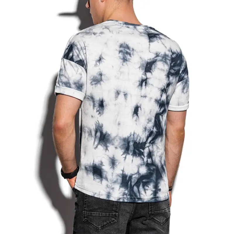 Custom Wholesale Men's Tie-Dye T-shirt Factory Gray