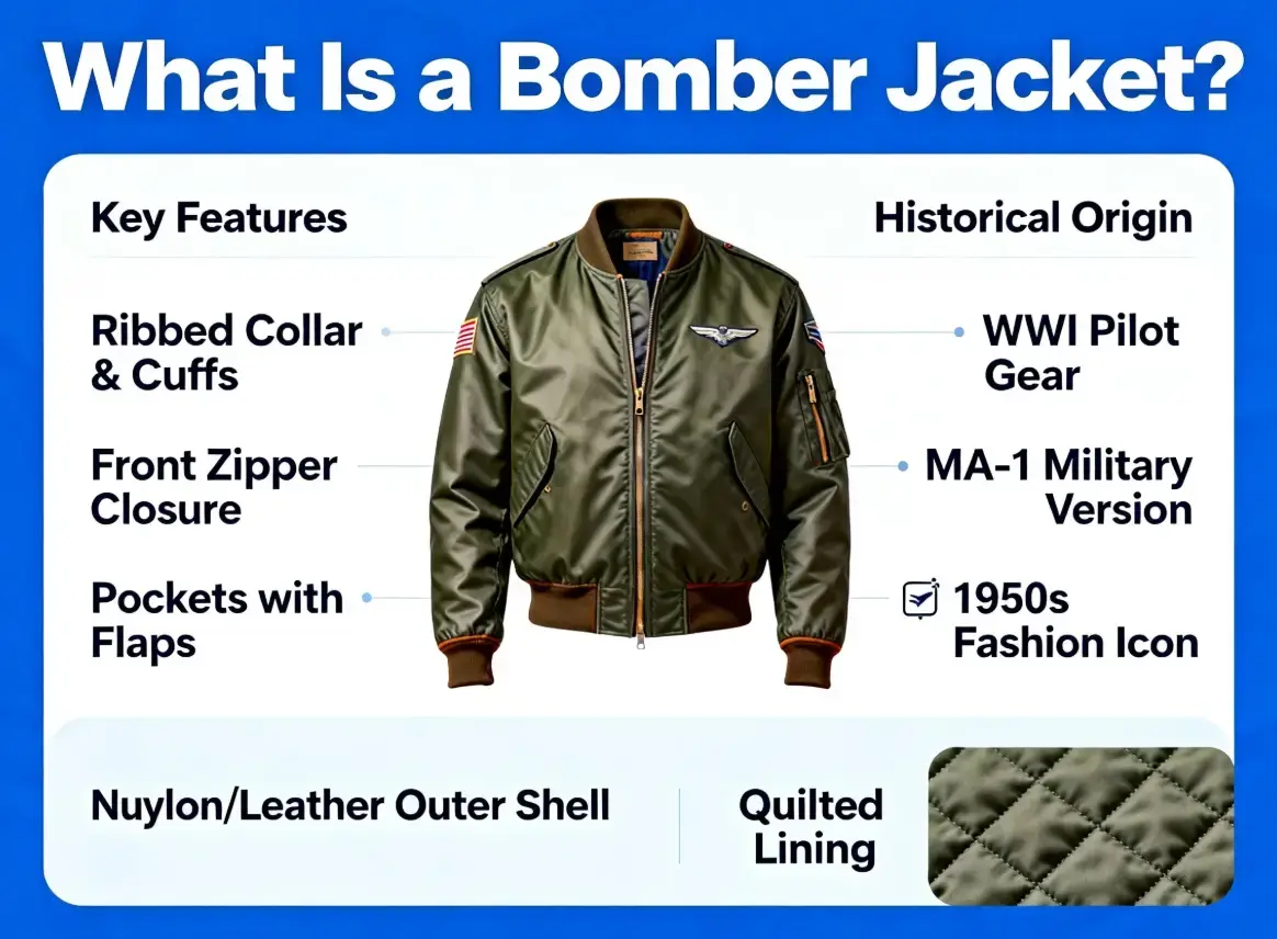 What Is a Bomber Jacket? Ultimate Guide to Style, History & Fit