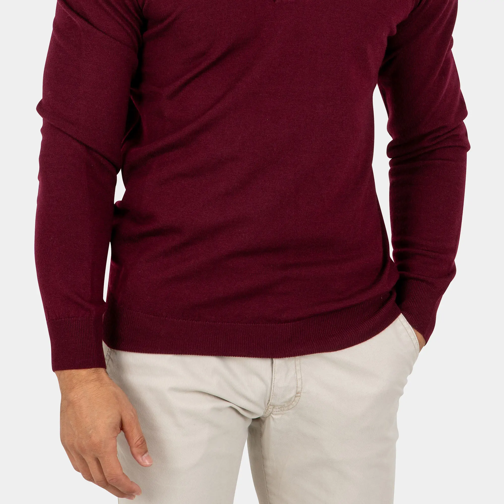 V-neck sweater (2)