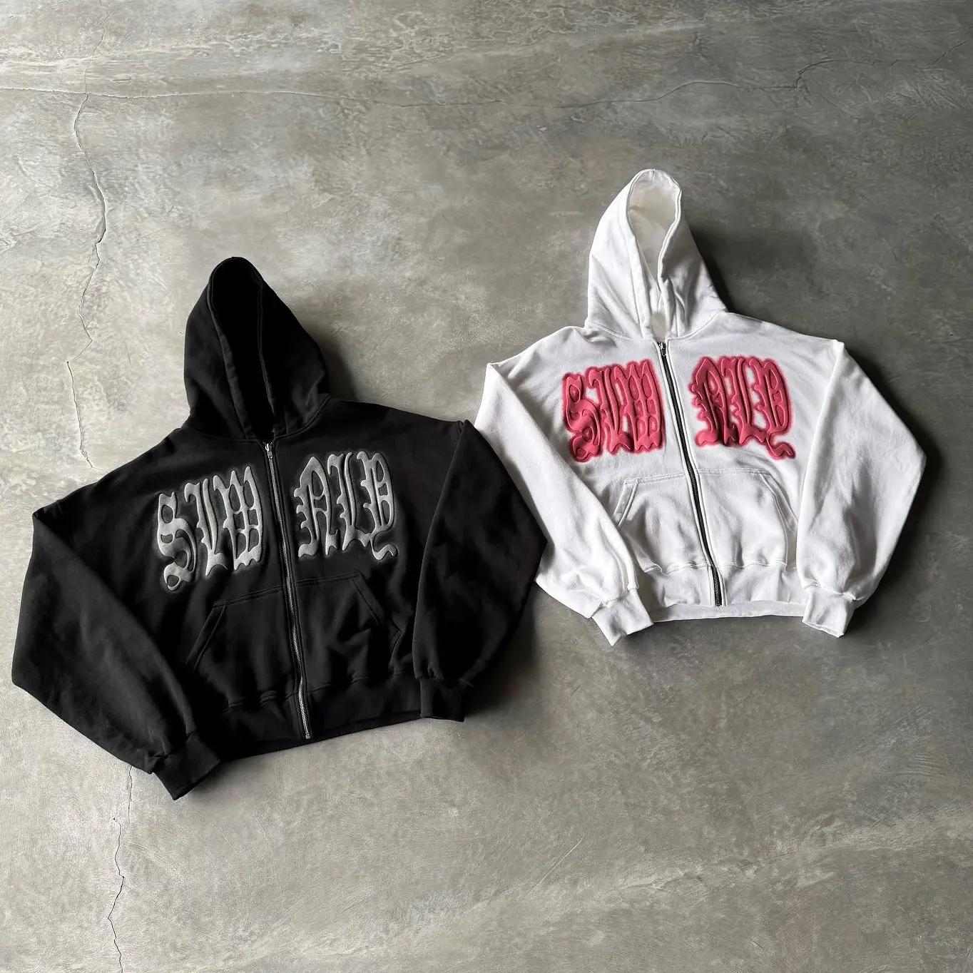 Customized zipper hooded shirt (1)