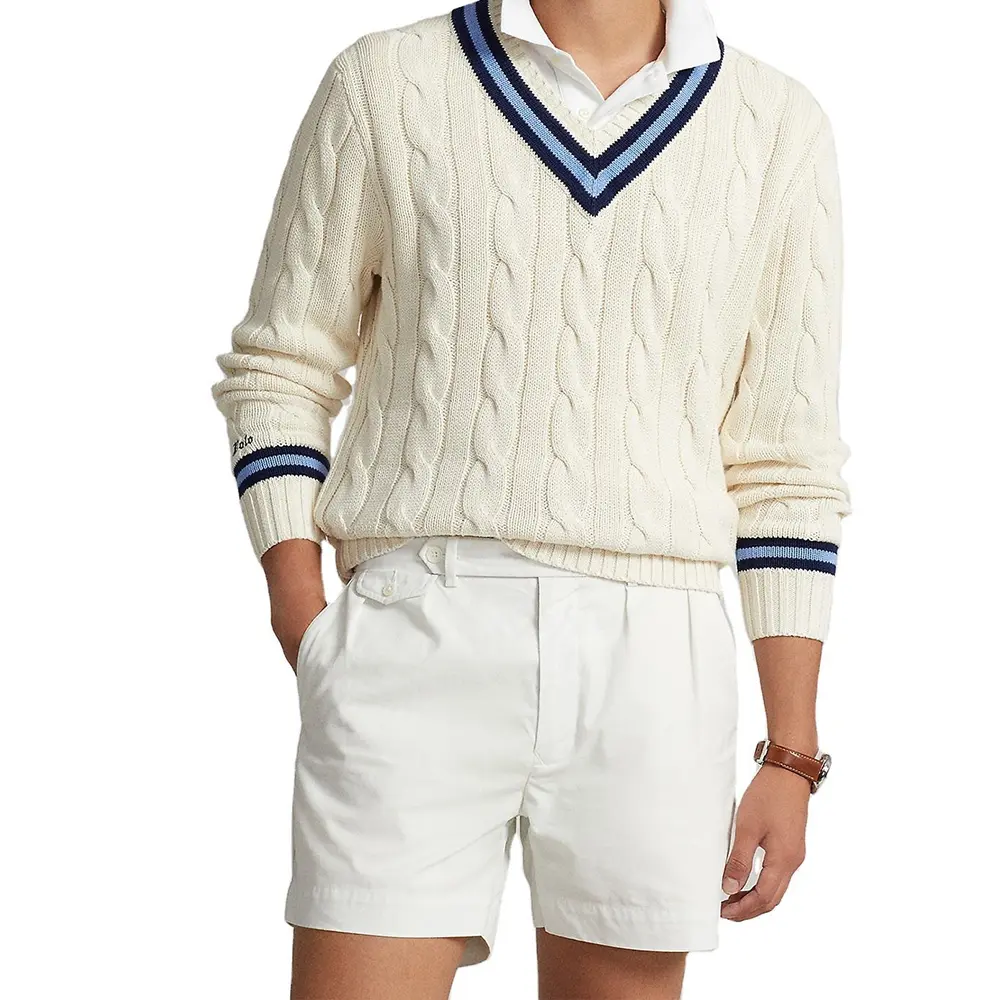 V-neck fashion sweater (1)