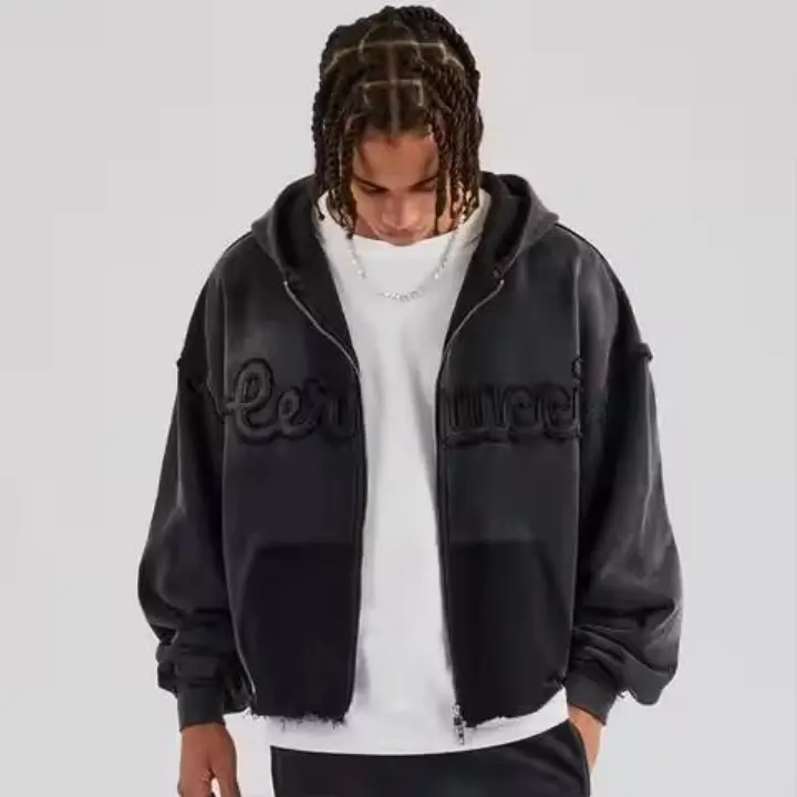 Loose-edge embroidered zipper hoodie (3).jpg