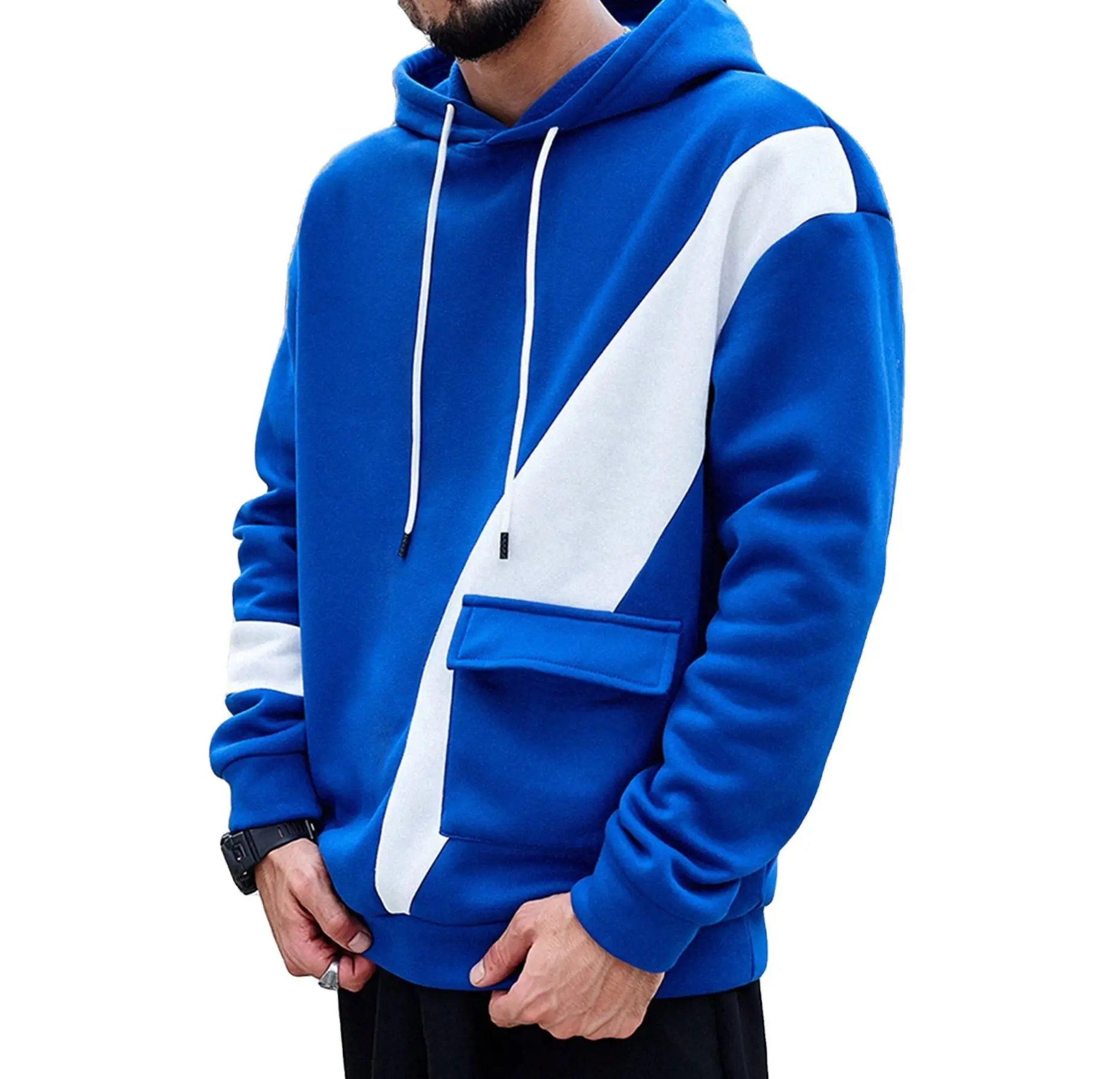 Large pocket multi-color hoodies (1)