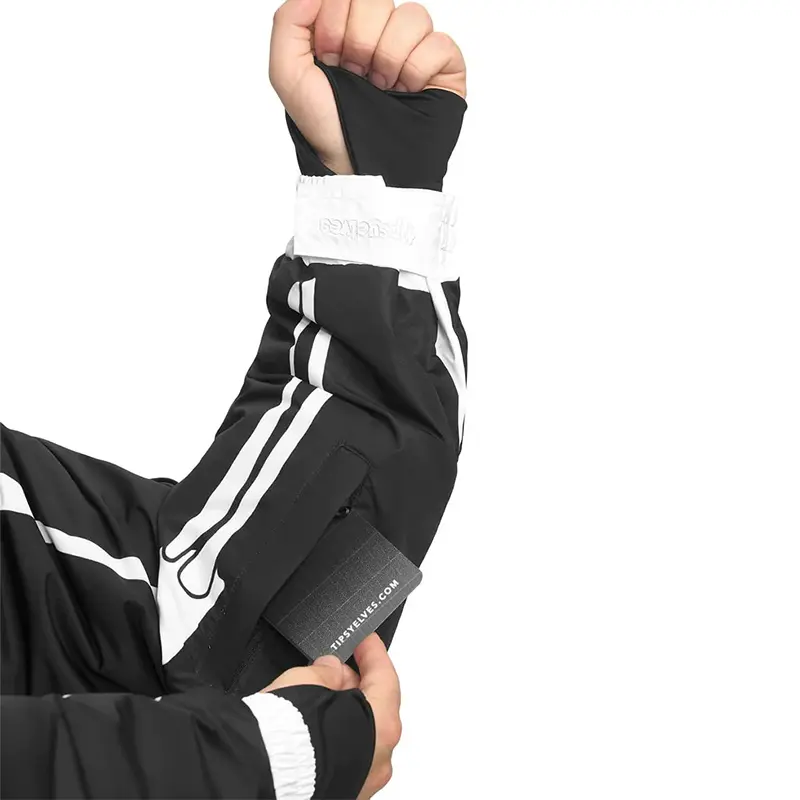 Custom Wholesale Men's Skeleton Ski Suit Black White One Piece Ski Suits Supplier