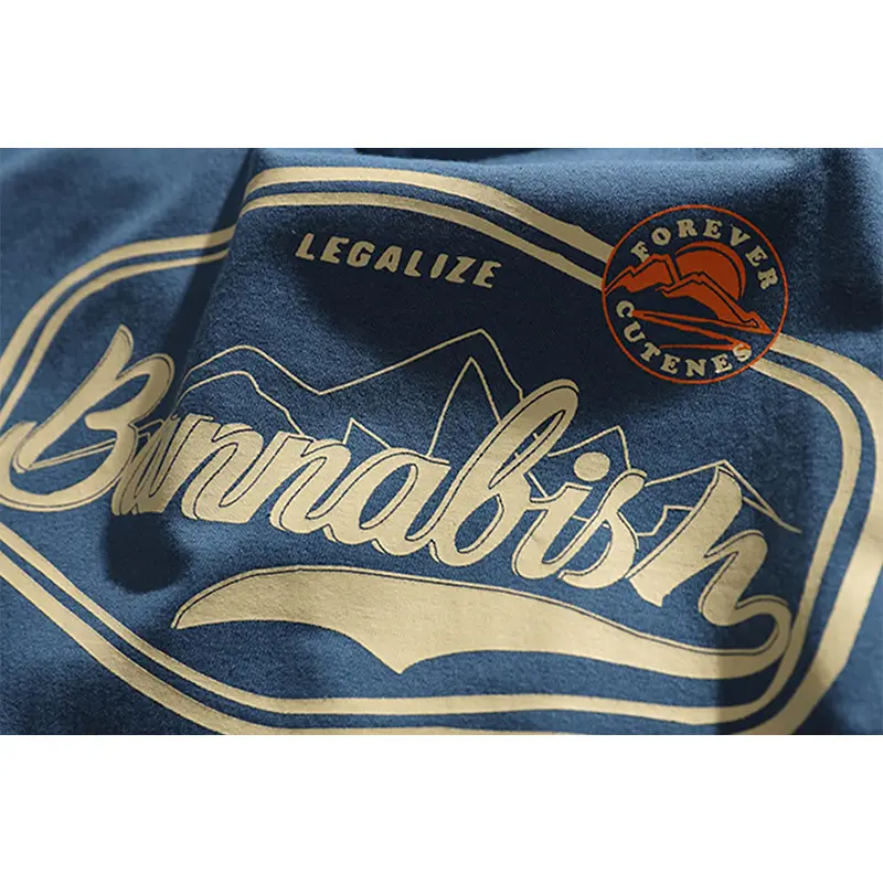 Custom Wholesale Mens Letter Graphic Printed T Shirt vintage t shirts Factory (5)i1r