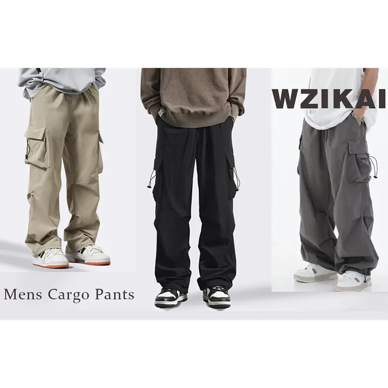 Custom Wholesale Men's Casual Baggy Cargo Pants Supplier (4)6kn