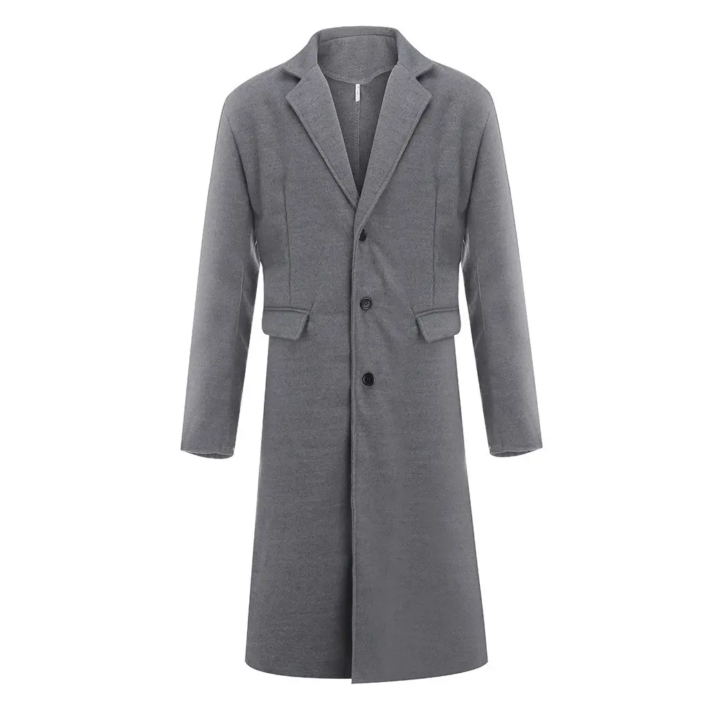 Sophisticated Wool Blend Coat (1)