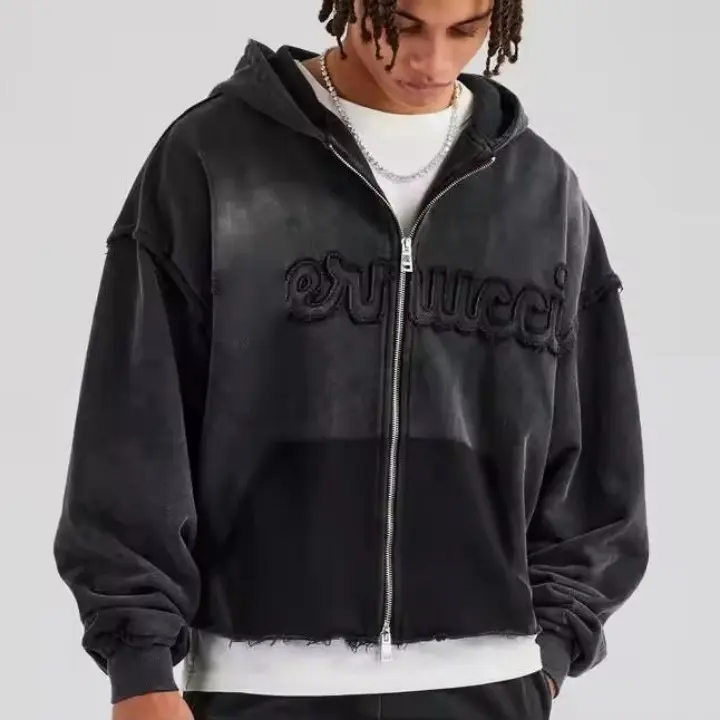 Loose-edge embroidered zipper hoodie (5).jpg