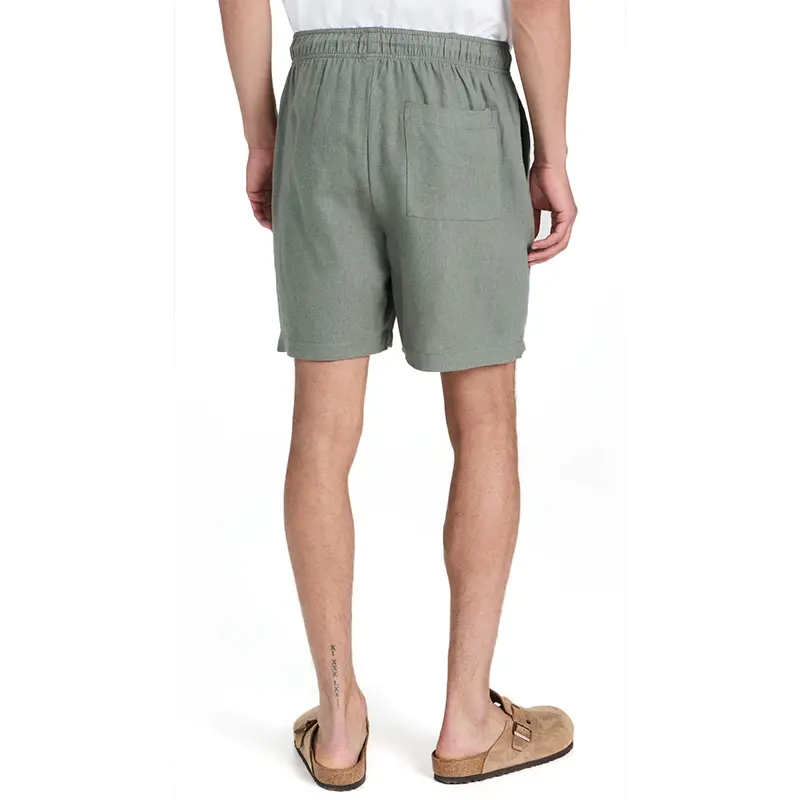 Custom Wholesale Classic Pull On Linen Men Shorts Lightweight Shorts Suppliers