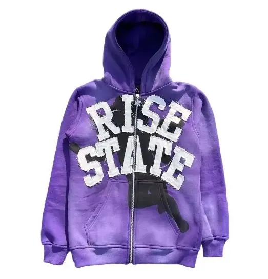 Letter patch embroidered zipper hoodie (3).png