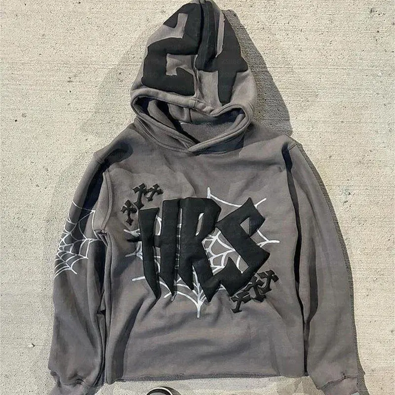 Loose edge puff hoodie (1)