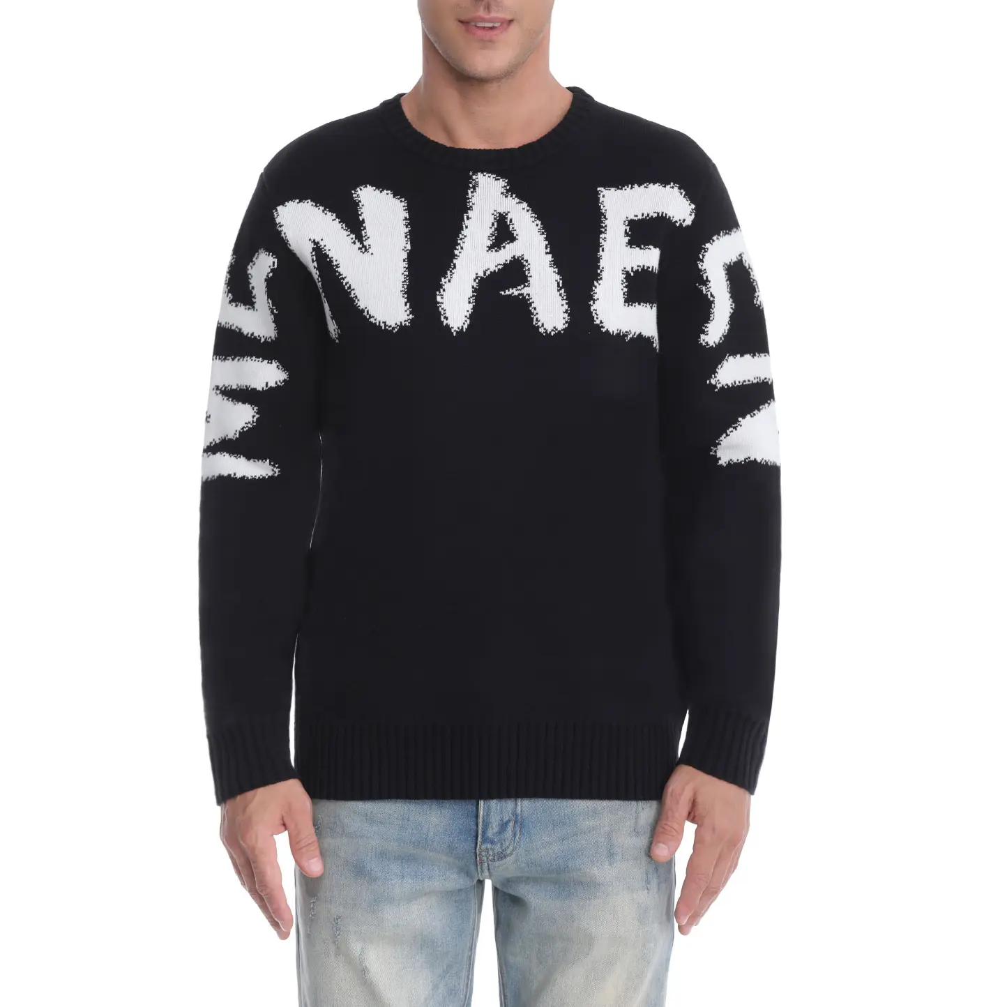 Custom Men's Letter Sweater (1)