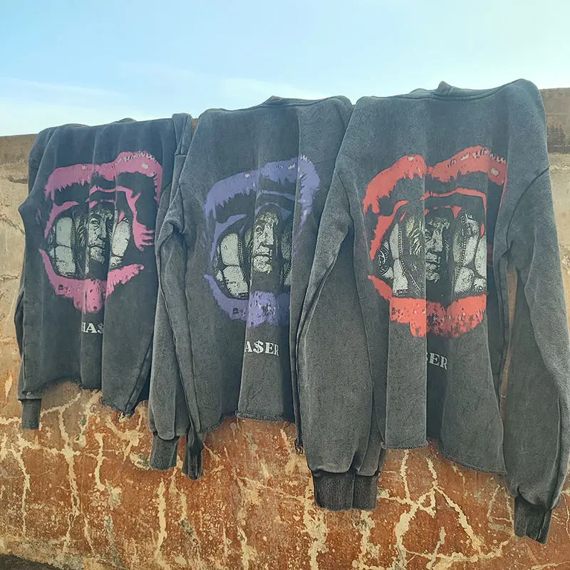 Customized acid-washed printed hooded (6)