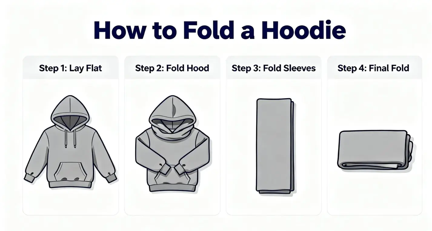 How to Fold a Hoodie: Step-by-Step Guide for Neat Storage & Travel